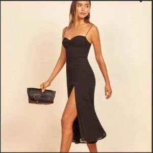 Reformation Juliette Dress Black Size 0